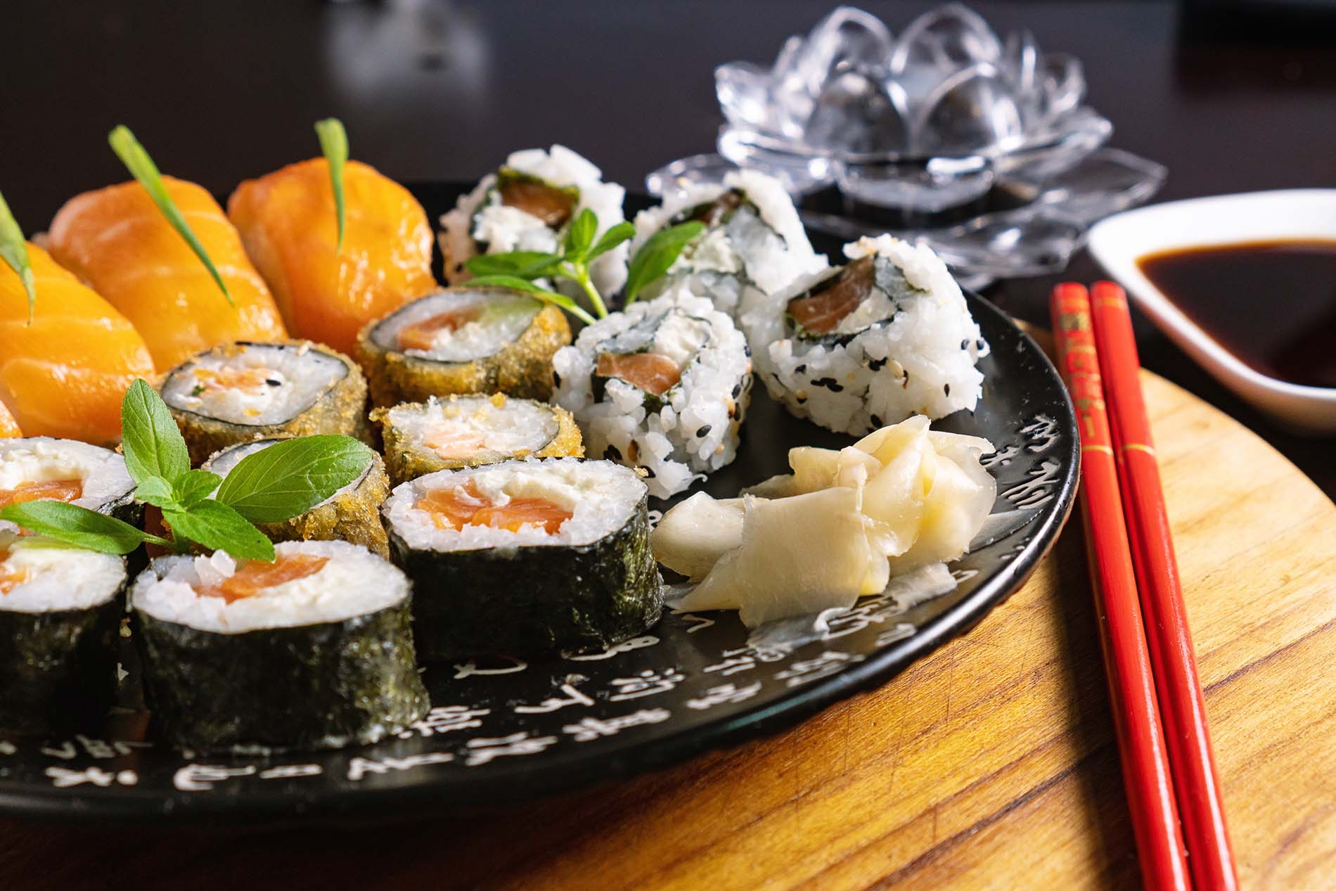 Lunchmeny tsuki hana